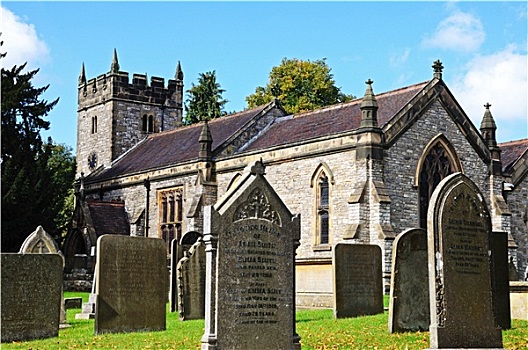 教堂,墓地