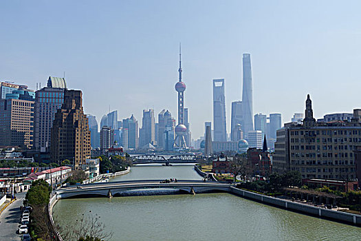 上海中心东方明珠