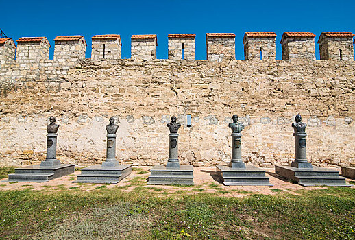 雕塑,要塞,共和国,摩尔多瓦,欧洲