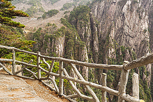 黄山,栅栏