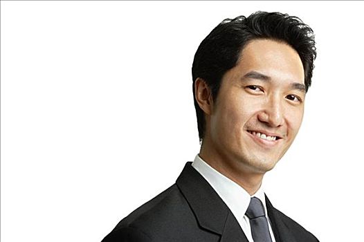 商务人士,看镜头,微笑,头像