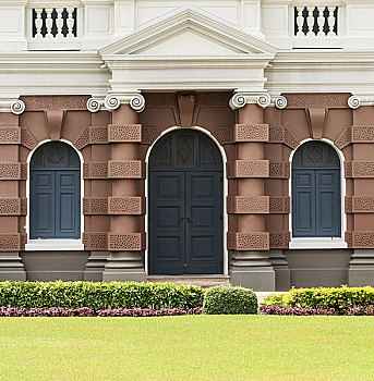 欧式风格,门,窗户,大皇宫,泰国