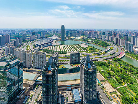 郑州二七区中央商务区图片