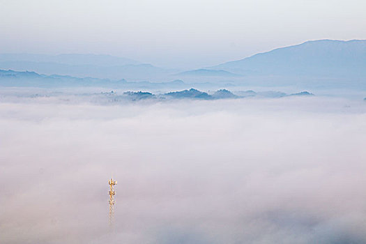 雾海,风景如画