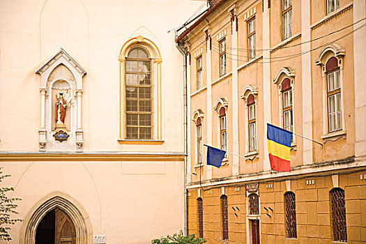 罗马尼亚,15世纪,教堂,老城