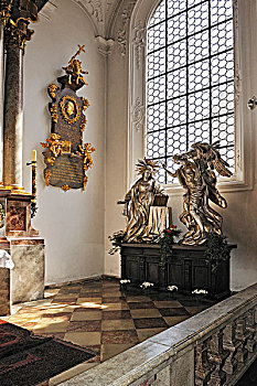 墓志铭,教区,教堂,慕尼黑,巴伐利亚,德国,欧洲