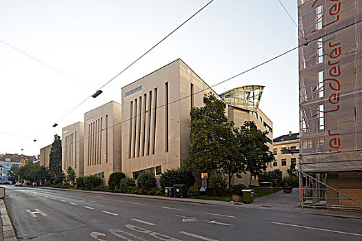 外部,现代建筑,大学,格拉茨,奥地利