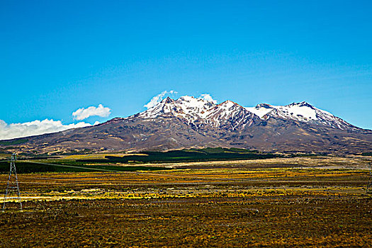 新西兰雪山