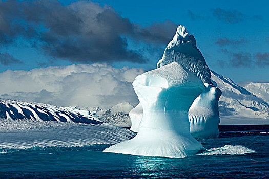 南极,欺骗岛,结冰,冰山,南设得兰群岛