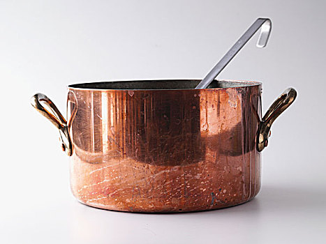 大,铜锅,制作,汤