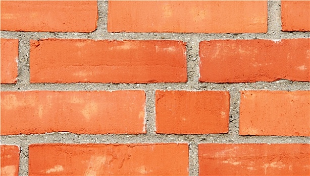 墙,橙色,砖墙