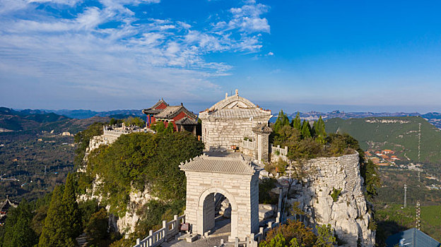 山东潍坊青州市云门山风光