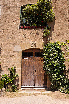 门,教堂,利尔达,西班牙