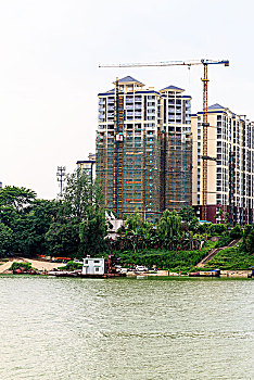 中国广西柳州市城市建筑景观