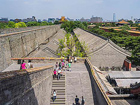 墙壁,故宫,北京,中国