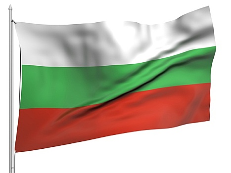 飞,旗帜,保加利亚,国家