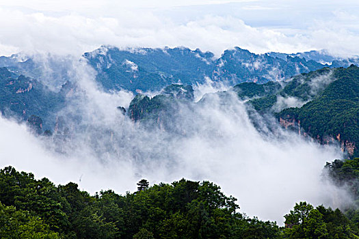 湖南,张家界,天子山,御笔峰