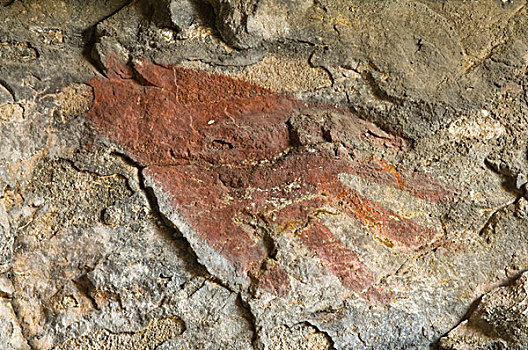 土著,涂绘,石头,砂岩,东鳄河,北领地州,澳大利亚