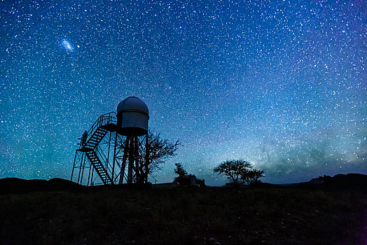 观测,星空,农场,纳米比亚,非洲