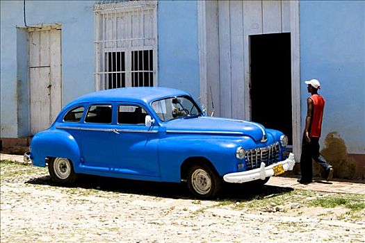 老爷车,特立尼达,省,古巴,拉丁美洲