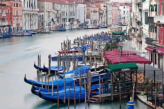 大运河,船,早晨,威尼斯,意大利,欧洲