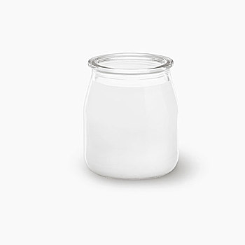 酸奶,玻璃,容器