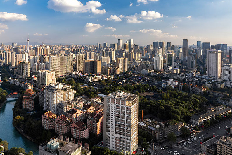 成都城市全景图片_成都城市全景高清图片_全景视觉