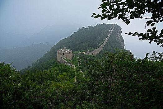 最险峻长城,悬崖上的绝壁长城,司马台长城望京楼