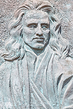 牛顿浮雕像