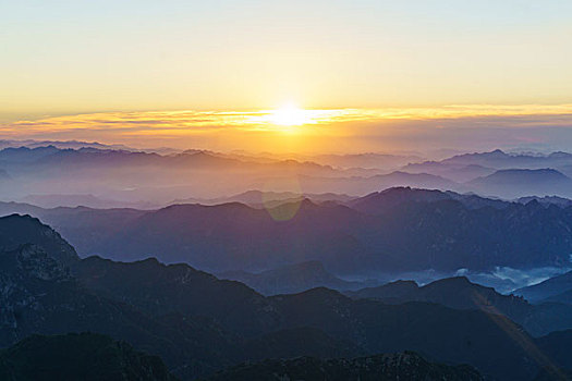 海坨山露营之云海日出