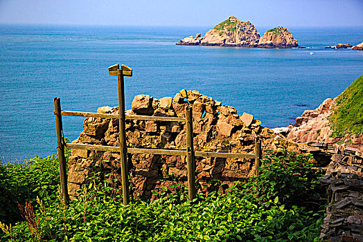 礁石,海浪,海岸线,山,海面