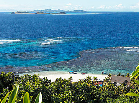 海滩,南方,海洋,岛屿,玛玛努卡群岛,斐济,大洋洲