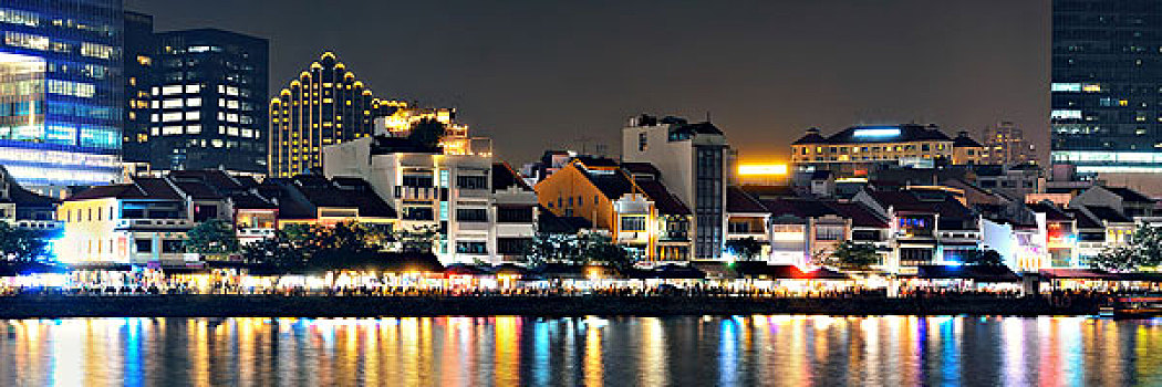 新加坡,新加坡城,夜总会,水岸,四月,独立日,金融中心,世界,港口