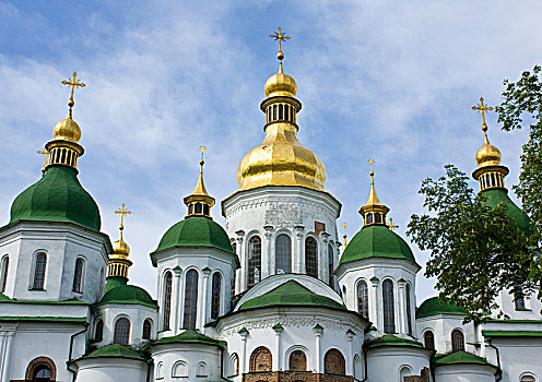 圣徒,索菲亚,大教堂,基辅,乌克兰,欧洲