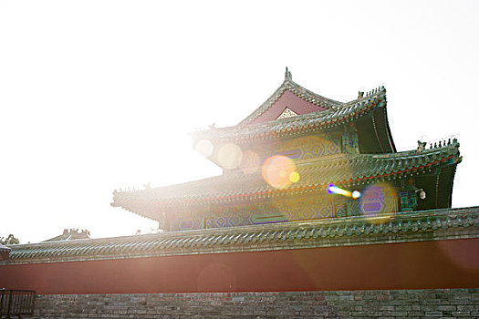阳光下的中国古建筑