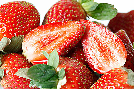 草莓,草莓属,特写