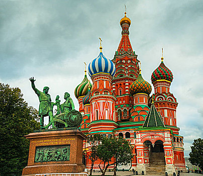 瓦西里升天大教堂,莫斯科,俄罗斯