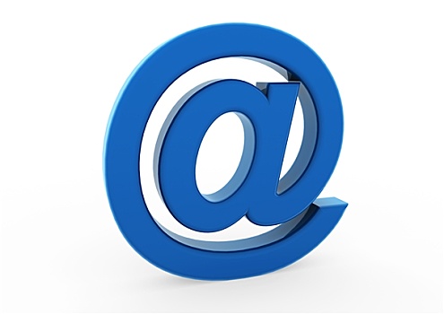 电子邮件,象征,蓝色