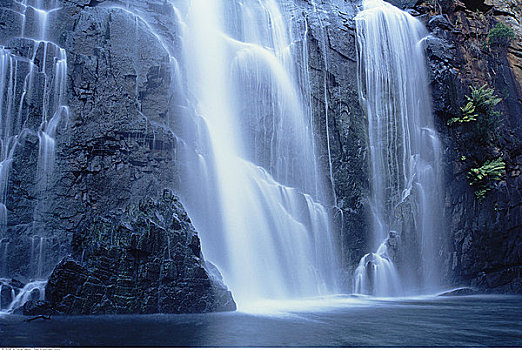 瀑布,格兰扁区,国家公园,维多利亚,澳大利亚