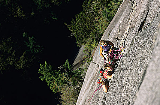 攀登,墙壁,首领,不列颠哥伦比亚省,加拿大