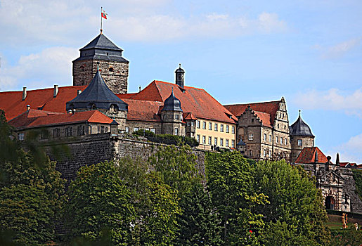 城堡,上弗兰科尼亚,巴伐利亚,德国,欧洲