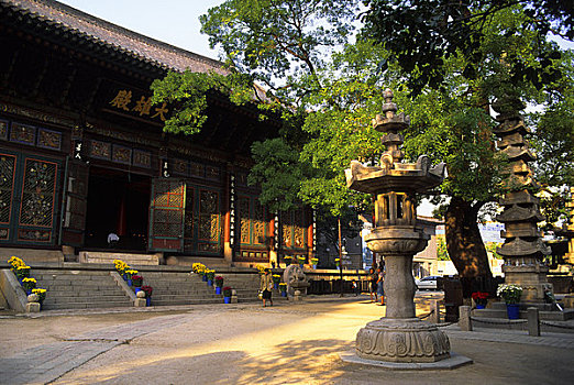 韩国,首尔,佛教寺庙