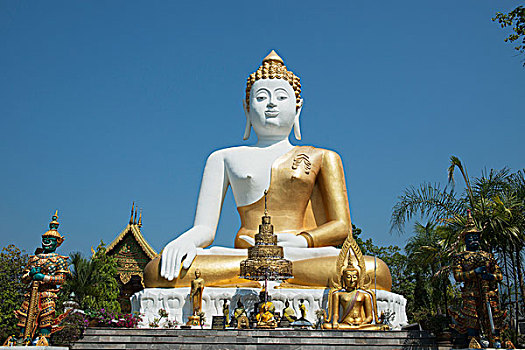 寺院,康巴,庙宇,佛,清迈,泰国