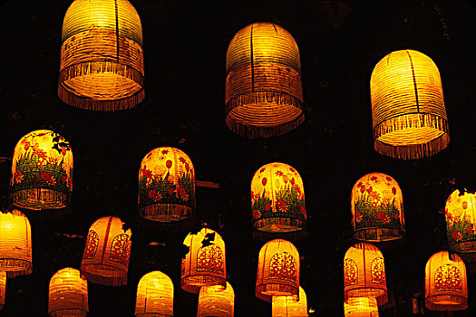 传统,灯笼,中国