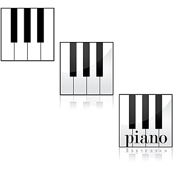 钢琴,象征