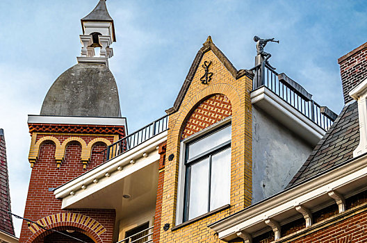 建筑细节,阿克马镇,荷兰