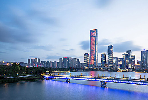 深圳市南山区后海片区夜景