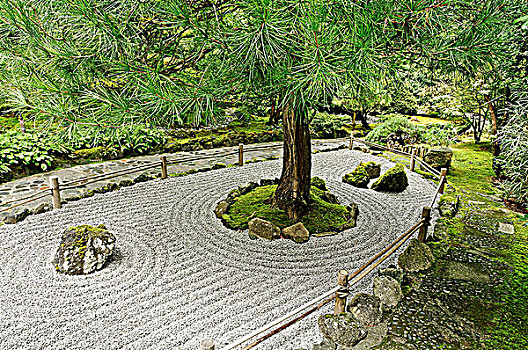 日式庭园,宝翠花园,不列颠哥伦比亚省,加拿大