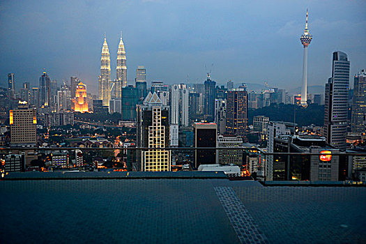 东南亚,马来西亚,吉隆坡,金融中心,双子塔