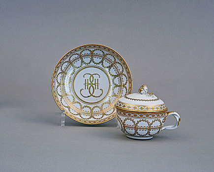 杯碟,凯萨琳二世,瓷器,工厂,艺术家,俄罗斯